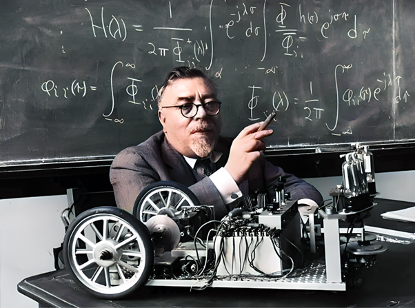 Norbert Wiener in the MIT classroom (С) Life Magazine