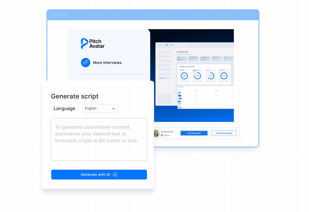 pitch avatar for startups
