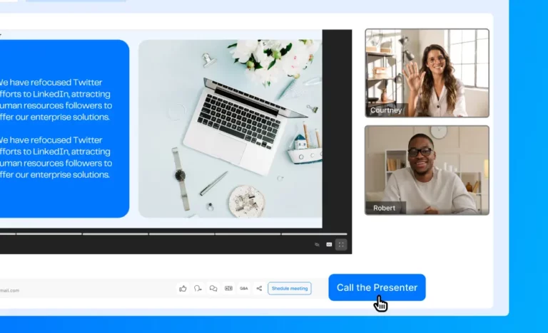 call the presenter feature