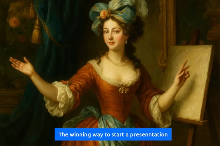winning way to start a presentation